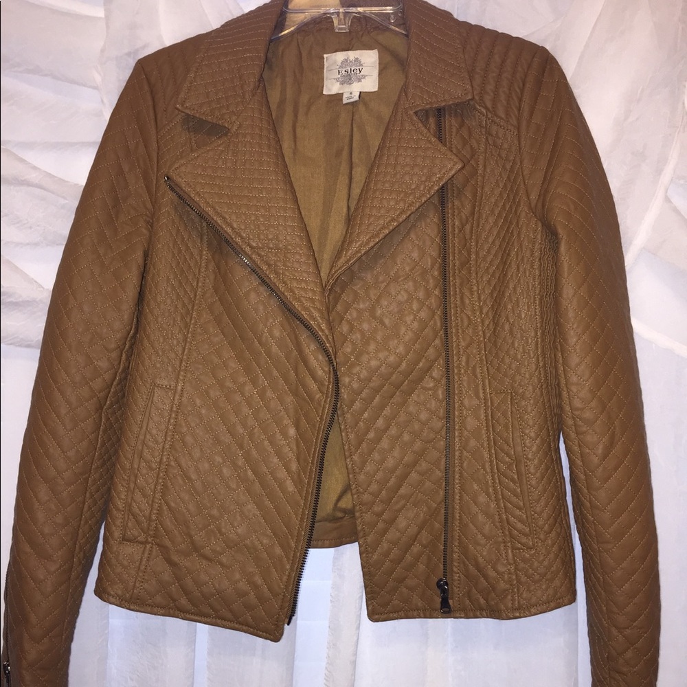 Esley Faux Leather Jacket